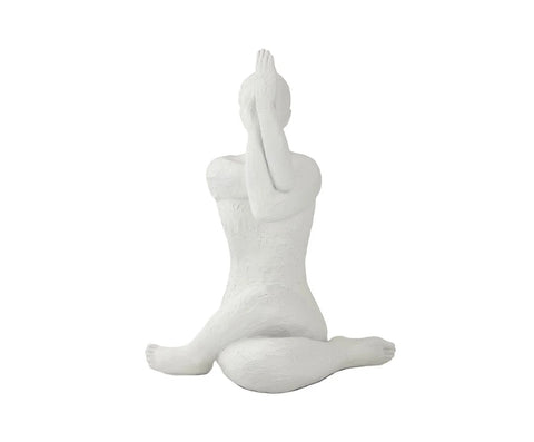 Adorno Decorativo Yoga Cow Face Off White - Westwing