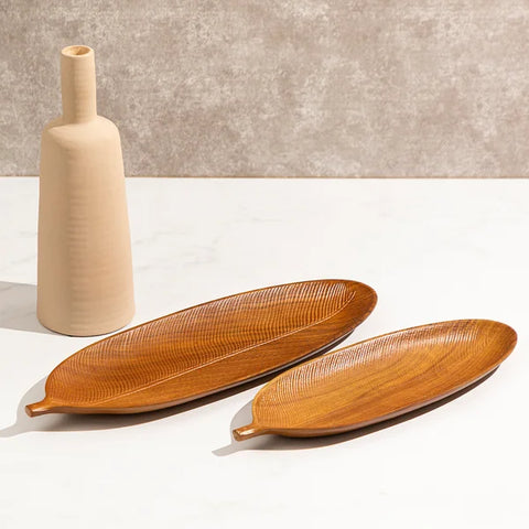 Bandeja Wood Folha P - Camicado