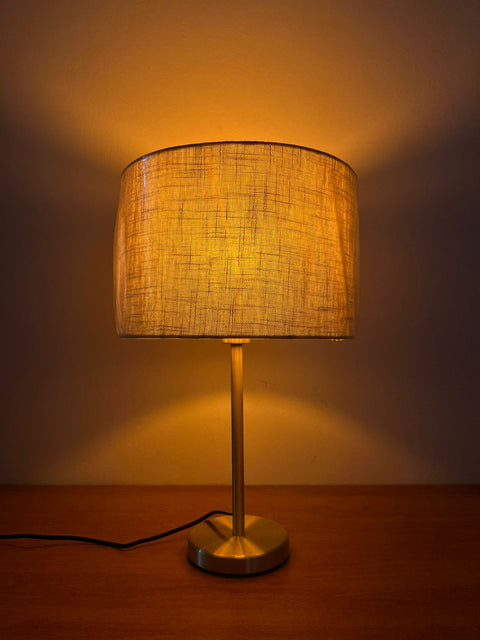 Abajur com cúpula em Linho - Westwing