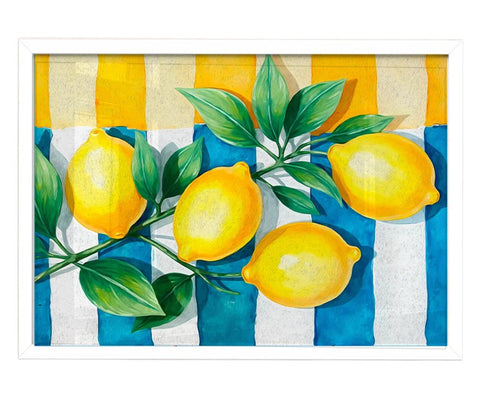 Quadro Limão Siciliano Listrado – Westwing