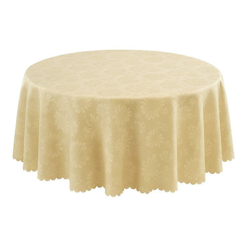 Toalha de Mesa Damasco Champanhe – 150cm Diâmetro (mesa redonda)