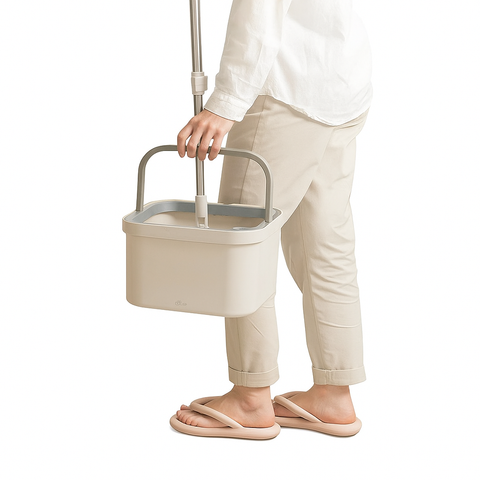 Mop Giratório Flow Bege - Camicado