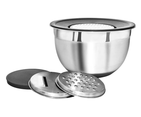 Bowl e Ralador em Inox Nori – Westwing