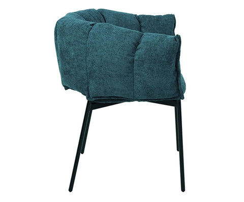 Cadeira Joy Tecido Azul Entardecer – Westwing