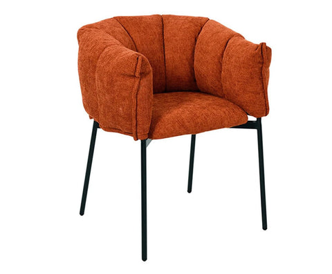 Cadeira Joy Tecido Terracota – Westwing