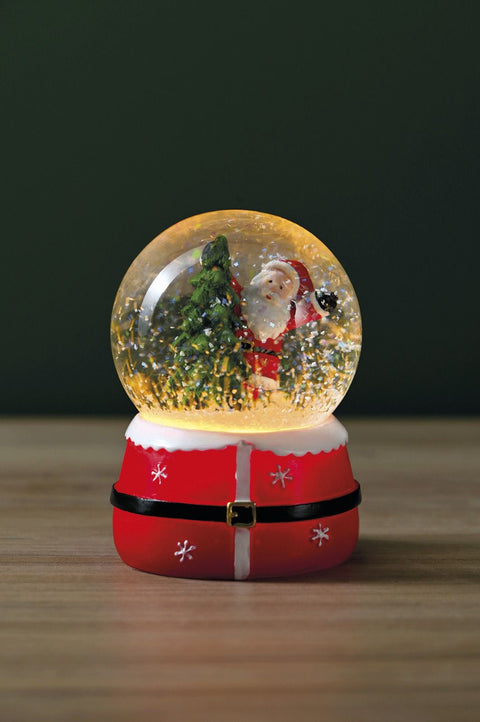 Globo Natalino em Poliresina com Luz e Música