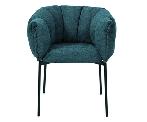 Cadeira Joy Tecido Azul Entardecer – Westwing