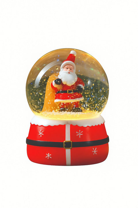 Globo Natalino em Poliresina com Luz e Música