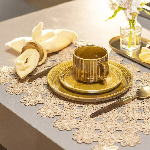 Jogo de Xícaras 12 Peças Ravonna Brun Terra – Camicado