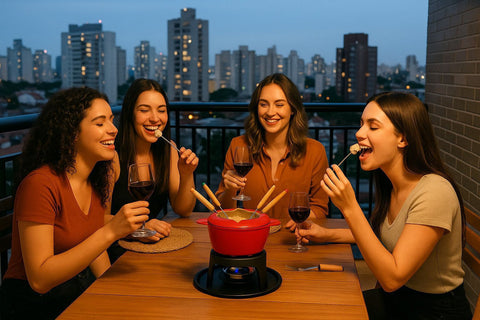 Conjunto para Fondue em Ferro Fundido