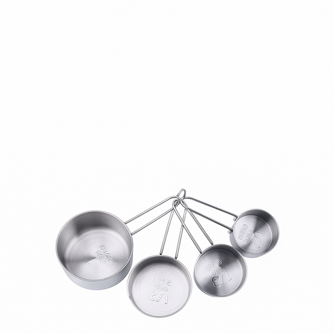 Xícaras Medidoras 4 Peças em Aço Inox - Camicado