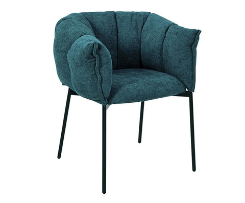 Cadeira Joy Tecido Azul Entardecer – Westwing