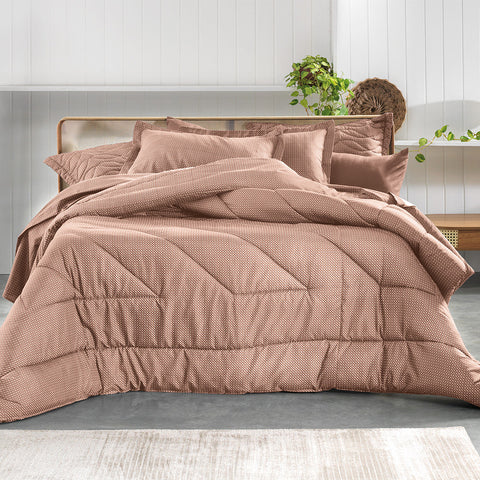 Edredom King Toque Acetinado Slim Laranja - Altenburg