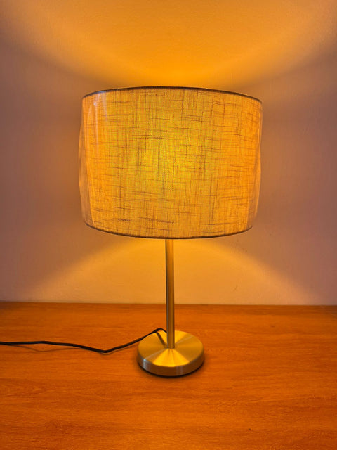 Abajur com cúpula em Linho - Westwing