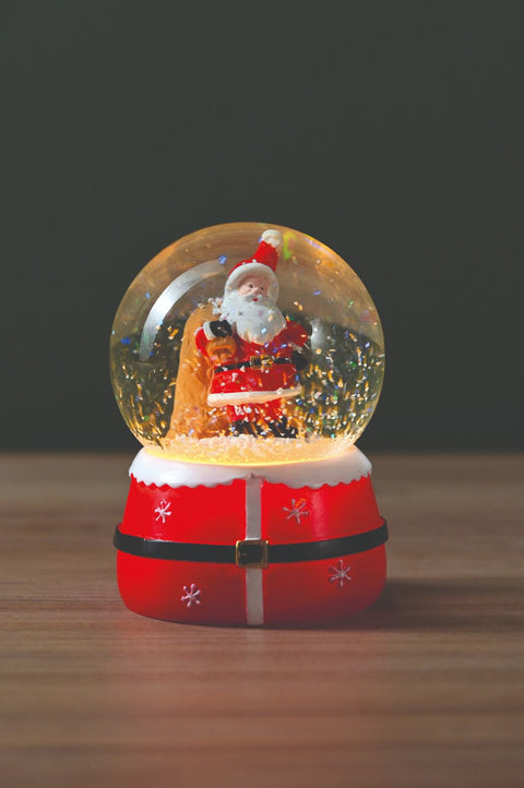 Globo Natalino em Poliresina com Luz e Música