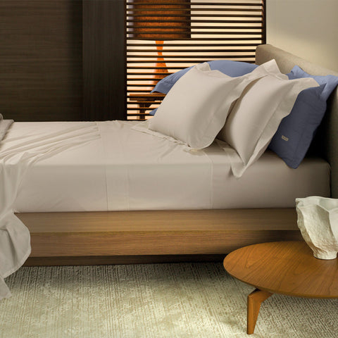 Jogo de Cama Casal 4 Peças Cetim Sublime Marrom Lift - Altenburg