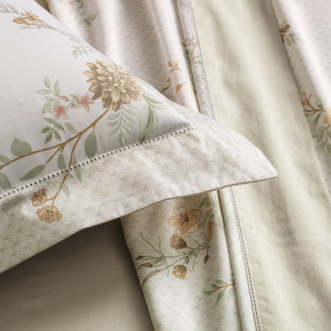 Jogo de Cama Casal 4 Peças Cetim Sublime Ponto Ajour Floraline - Altenburg
