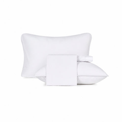 Jogo de Cama Casal 4 Peças com Debrum Branco - Altenburg