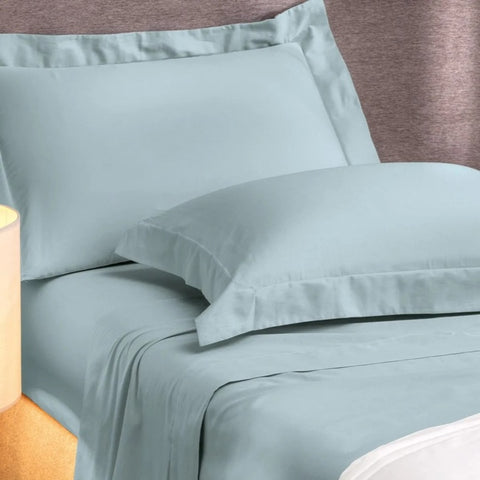 Jogo de Cama Casal 4 Peças Lux 200 Fios Azul Etienne - Altenburg