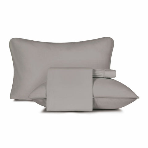 Jogo de Cama Queen 4 Peças com Debrum Cinza Platinum - Altenburg