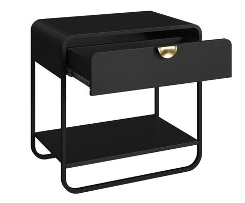 Mesa de Cabeceira Luna Nero - Westwing