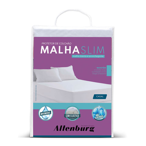 Protetor de Colchão Casal Impermeável Malha Slim - Altenburg